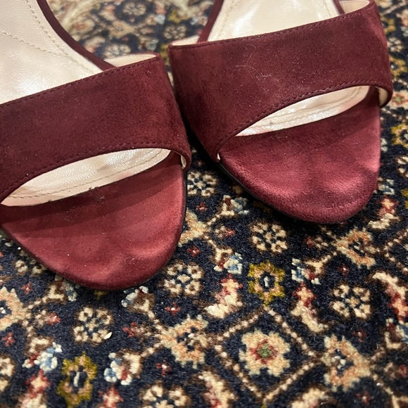 Prada Burgundy Sandals - Picture 4 of 7